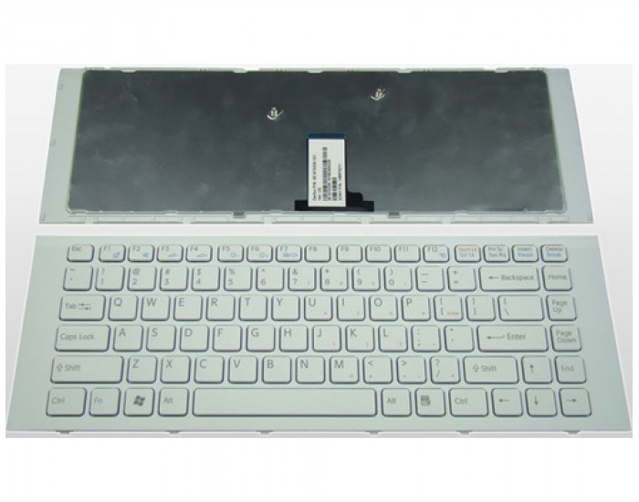 LAPTOP KEYBOARD FOR SONY VAIO VPCEG WHITE